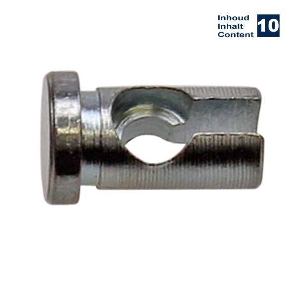 Insteeknippel 8x15mm (10) - Supertec