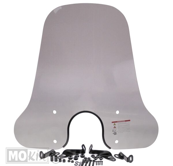 Windscherm China Classic LX Rond KXM Smoke