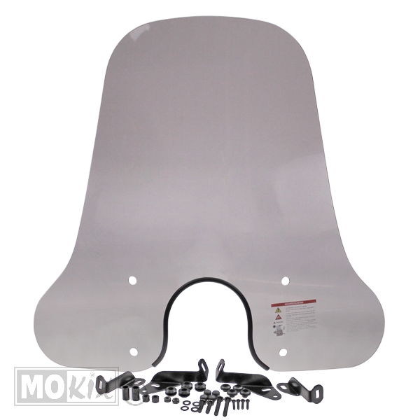Windscherm China Classic LX Rond KXM Smoke