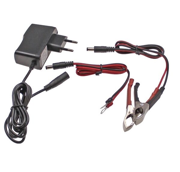Accu Druppel Lader UNI Stekker Uitv 12V 500mA Elec
