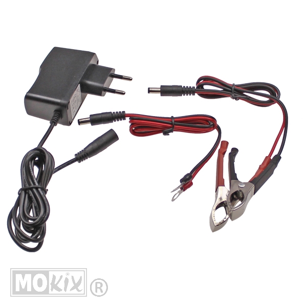 Accu Druppel Lader UNI Stekker Uitv 12V 500mA Elec