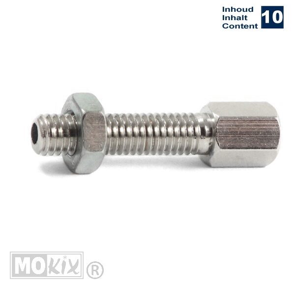 Kabelstelbout M6 X 25mm (10) - Bollard