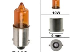 Lamp BA9S 12V 10W Oranje (10)