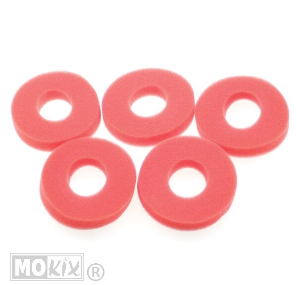 93948 TANKDOP-SPONS KREIDLER/ZUNDAPP ROOD SET (5)