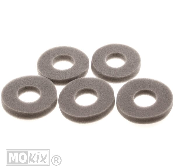 93950 TANKDOP-SPONS KREIDLER/ZUNDAPP GRIJS SET (5)