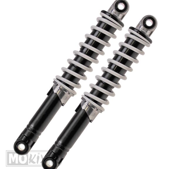 Schokbreker SET UNI 10mm Imca 280mm Zwart/WIT