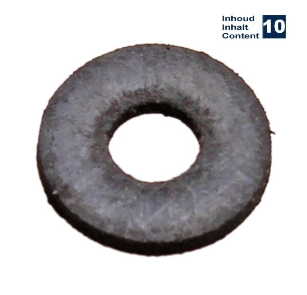 Rubber-Ring 6 x15x1.5mm 10stuks - Bollard