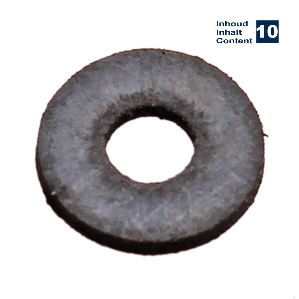 Rubber-Ring 6 x15x1.5mm 10stuks - Bollard
