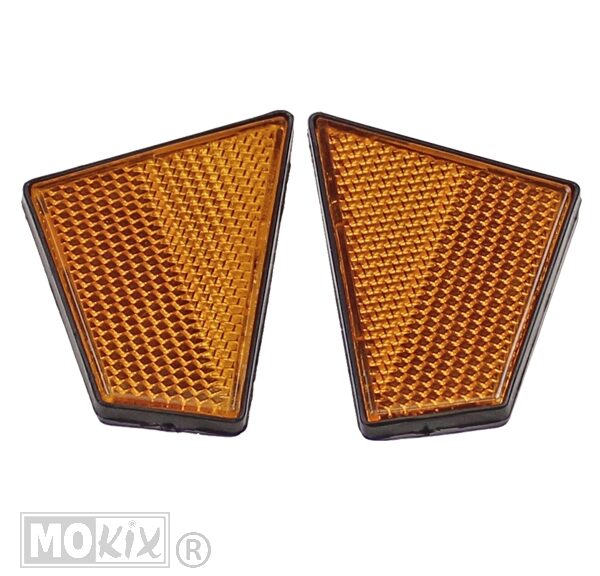 Reflector SET Peugeot 103 SP/SPX/RCX Oranje Kleef