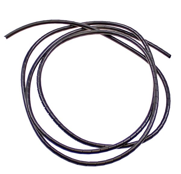 Cover Wrap Buiten Kabel 3mm 1.5meter Zwart - Supertec