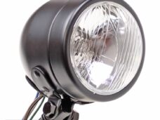 Koplamp Universeel Custom 110mm CE MAT Zwart
