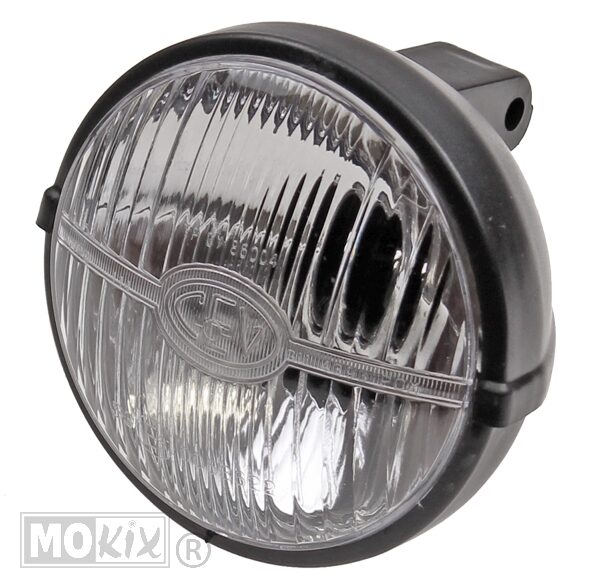 Koplamp Peugeot 103 / MBK 51/88 Rond 103mm Zwart