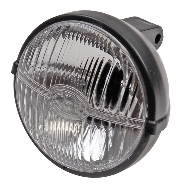 Koplamp Peugeot 103 / MBK 51/88 Rond 103mm Zwart