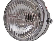 Koplamp Peugeot 103 / MBK 51/88 Rond 150mm Zwart