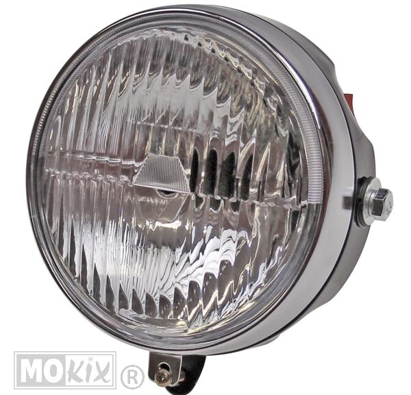 Koplamp Peugeot 103 / MBK 51/88 Rond 150mm Zwart