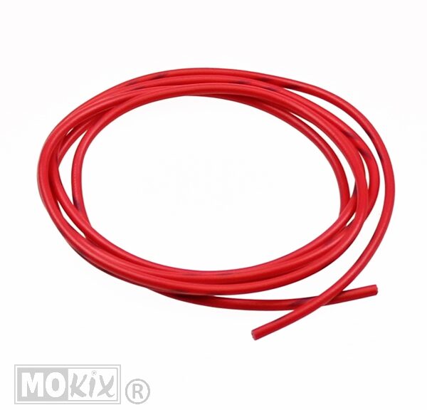 94260 LICHTSNOER UNI 1mtr 0.75mm2 ROOD