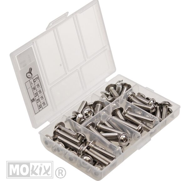 Sortie-Doos Plaatwerk Schroef M6 Inbus Inox (60)