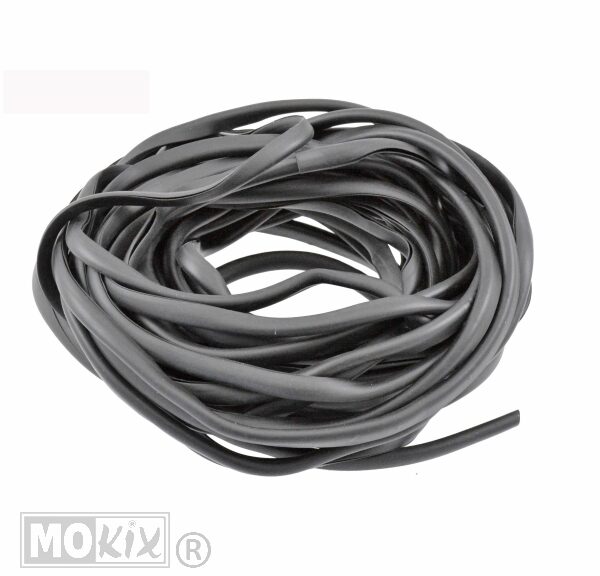 Rubber Strip Windscherm 12 Meter Zwart