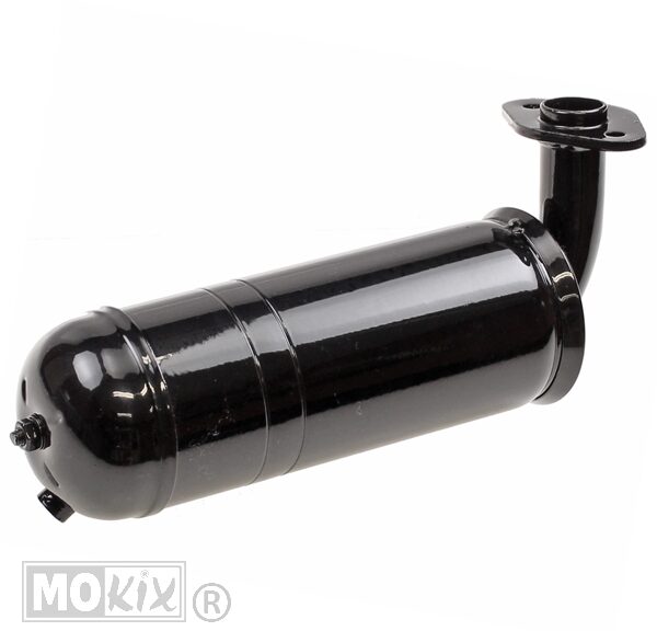 Uitlaat Peugeot 103/104 Flens Zwart
