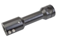 Stuurklem Yamaha Aerox/JOG ALU 22mm MAT Zwart