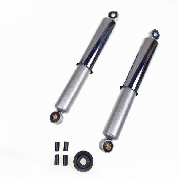 Schokbrekerset UNI Classic Grijs/Chroom Huls 310mm