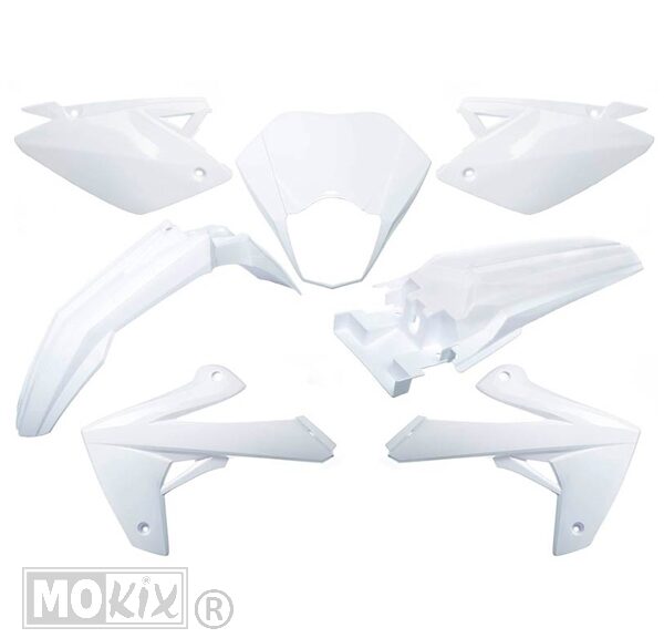 Plaatwerk KIT Rieju MRT 2009-2021 WIT 7delig - MKX