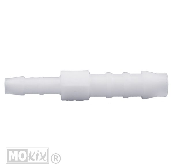 Slangverbinder 6mm > 4mm WIT (1)