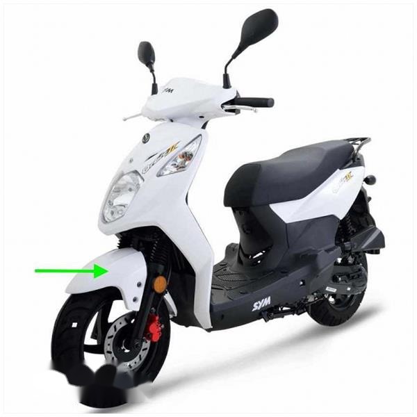 Voorspatbord SYM Orbit II/X-PRO WIT