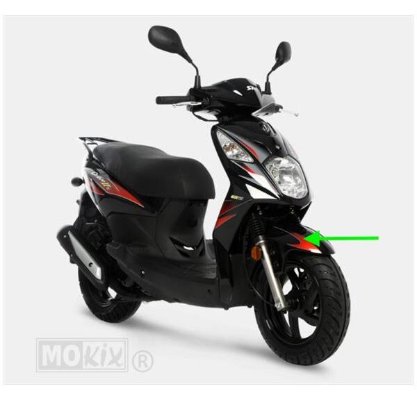 Etulokasuoja SYM Orbit II/X-PRO musta
