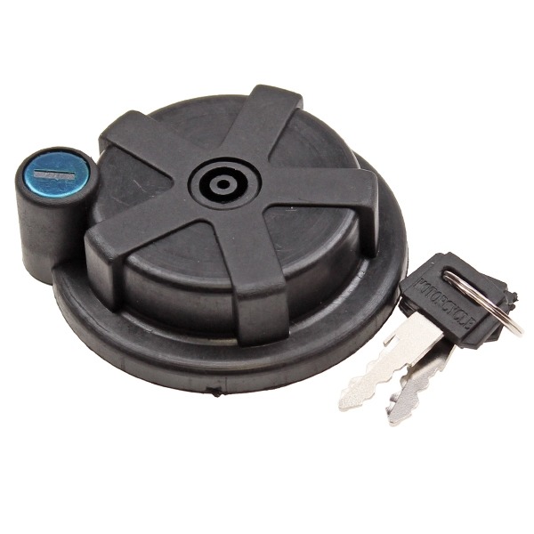 Tankdop Yamaha Dtmx Zwart + Slot - Supertec