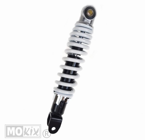 Schokbreker Yamaha BW'S/Amico 250mm Zwart/WIT - MDI