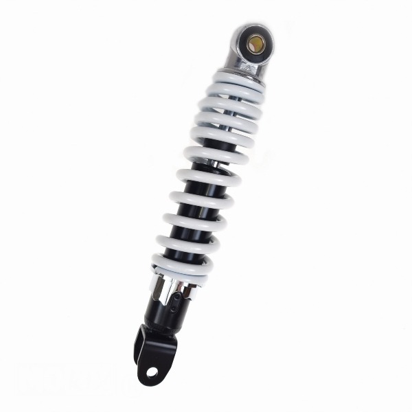 Schokbreker Yamaha BW'S/Amico 250mm Zwart/WIT - MDI
