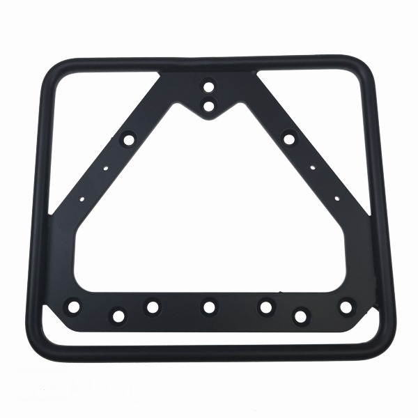 Kentekenplaathouder 145x125 Retro MAT Zwart