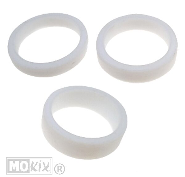 Begrenzingringen SET (PVC) 20x25x5/6/8mm (3delig) - Supertec