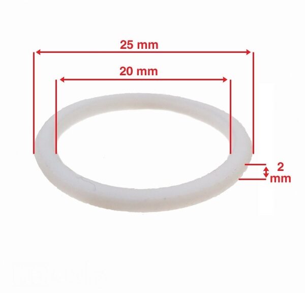 Begrenzingring (PVC) 20x25x2 Piaggio/China 4T (1) - Supertec