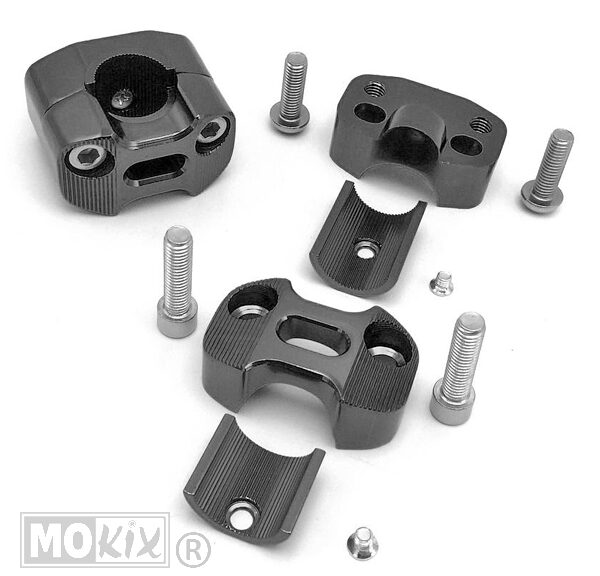 Stuurklem SET Universeel Enduro Oversize 28.6mm - Supertec