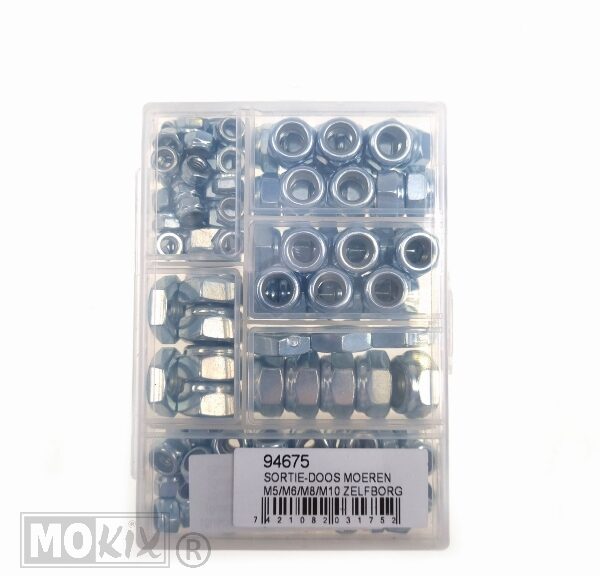 Sortie-Doos Moeren M5/M6/M8/M10 Zelfborgend (140) - Bollard