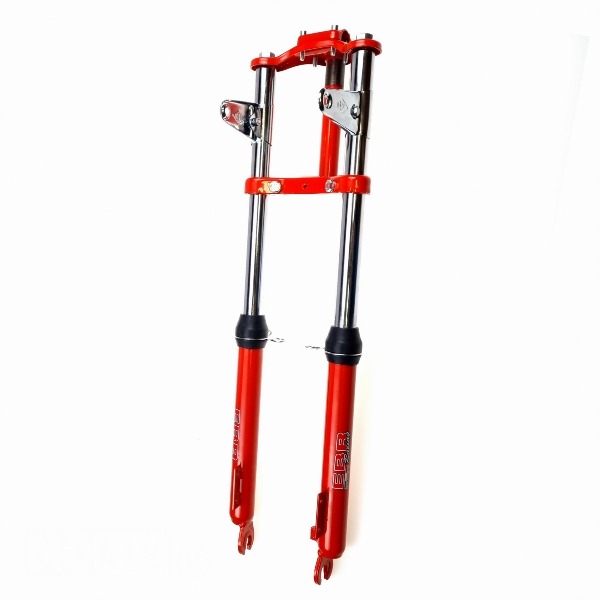 Voorvork Puch Maxi DIK +10cm 540 Rood EBR