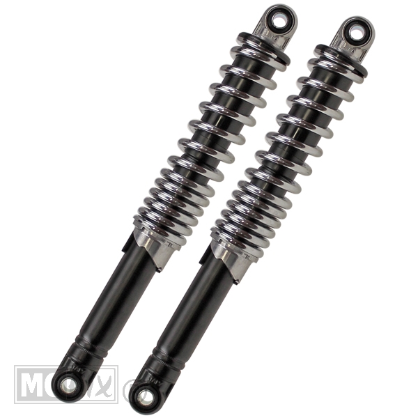 Schokbreker SET DIK 10mm Imca 300mm Zwart/Chroom