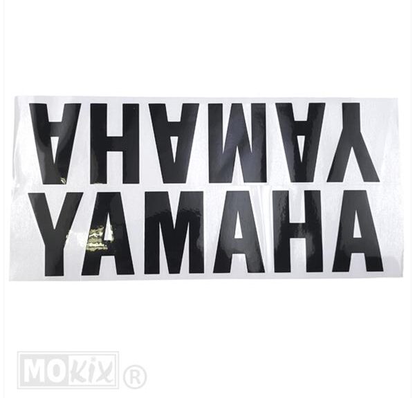Yamaha Aerox Stickerset Onderspoiler Zwart