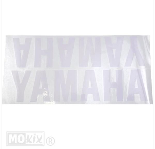 Yamaha Aerox Stickerset Onderspoiler WIT