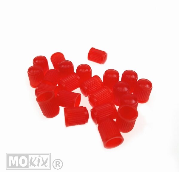 Ventieldop PVC Rood (100)
