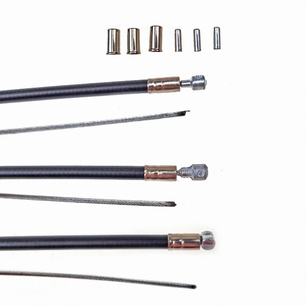 Kabel SET Solex 45>3800 3 Delig Zwart - Supertec