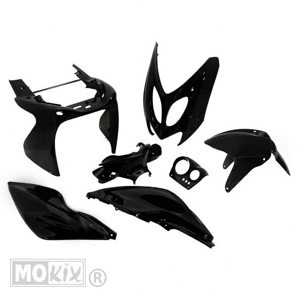 Plaatwerk KIT Yamaha Aerox STD MAT Zwart - MKX