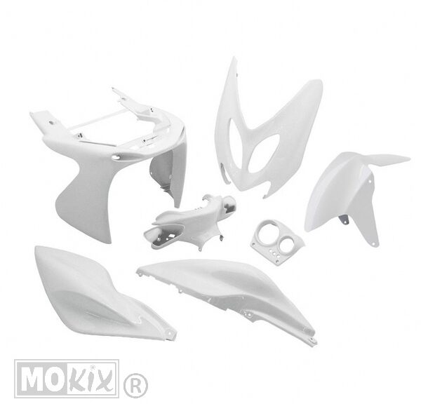 Plaatwerk KIT Yamaha Aerox STD Glans WIT - MKX