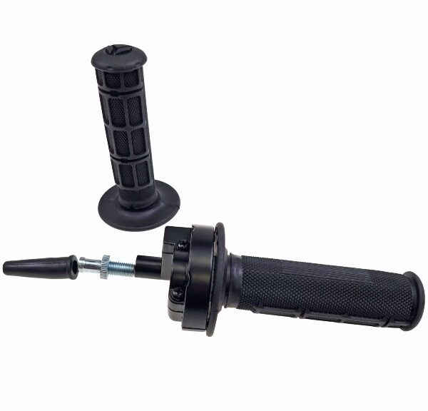 Handle GAS UNI Snelgas L-Slag SET Zwart
