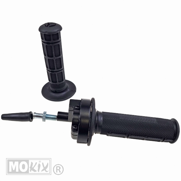 Handle GAS UNI Snelgas L-Slag SET Zwart