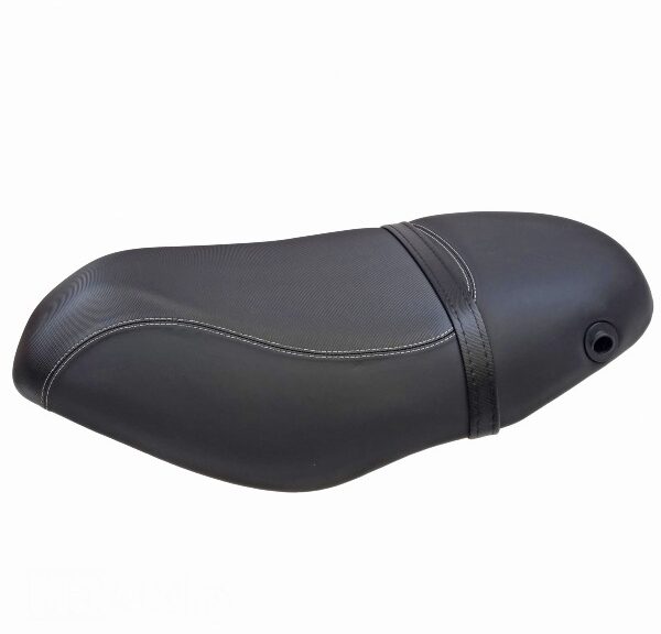 Buddy Seat Piaggio ZIP00 4T Zwart/Witte Bies"