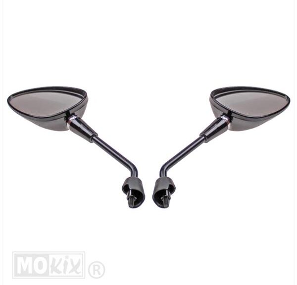 Peili PIA Vespa Sprint 50-150 14> musta SETTI" - MKX