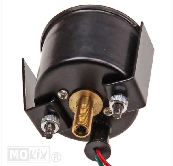 KM Teller-Klok UNI Rond 60mm 80kmh (VDO) Zwart